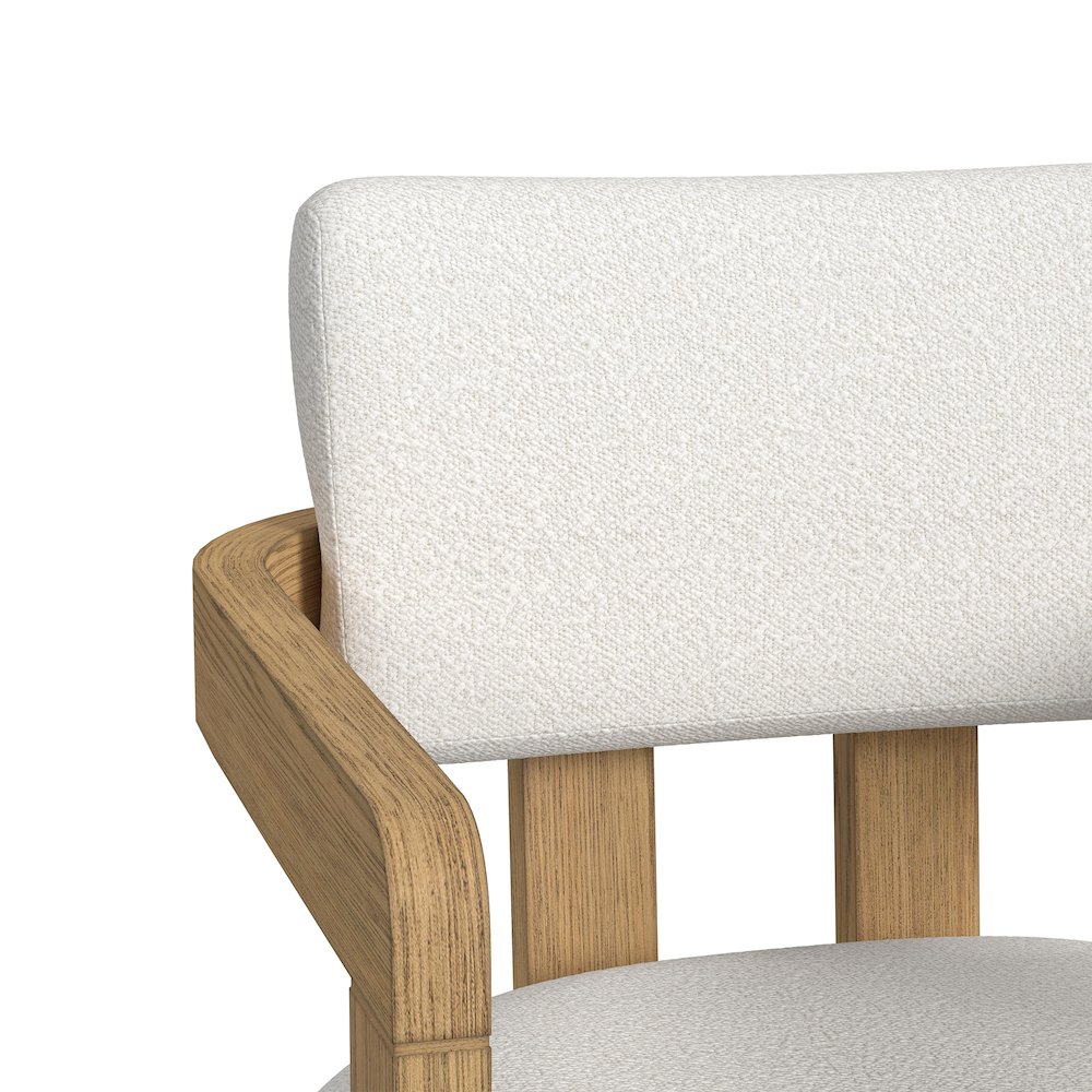 Canal 7PC Dining Set Natural-Rectangular Table, Four Chairs and Two Arm Chairs. Picture 10
