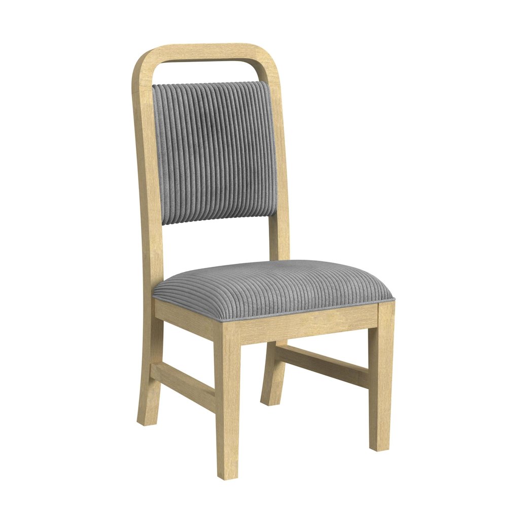 Ridgemont 5PC Standard Height Dining Set in Natural-Table and Four Chairs. Picture 4