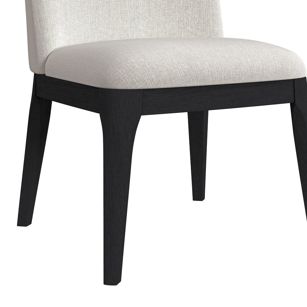 Camelot 5PC Standard Height Dining Set in Black-Table and Four Chairs. Picture 7