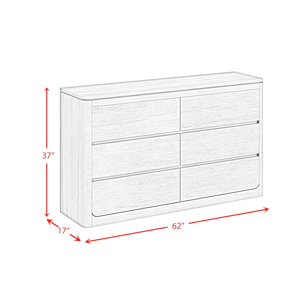 Camelot Dresser in Black. Picture 6