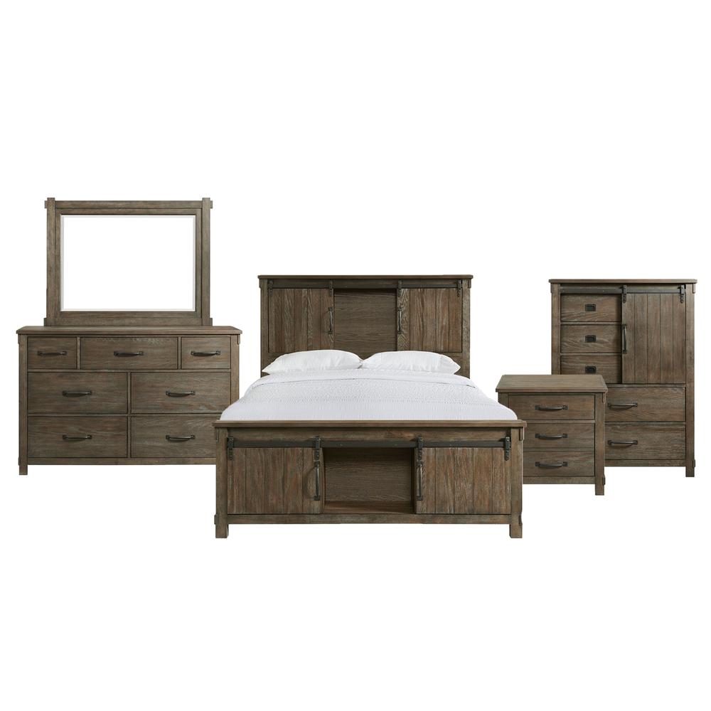 Jack Queen Platform Storage 5PC Bedroom Set. Picture 1