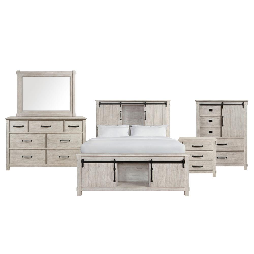 Jack Queen Platform Storage 5PC Bedroom Set. Picture 1