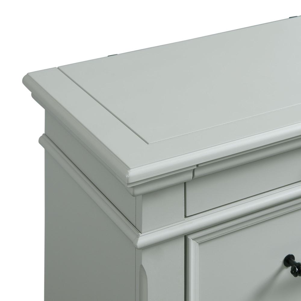 Brooks 9-Drawer Dresser in Grey. Picture 5