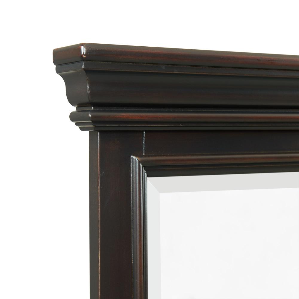 Brooks 9-Drawer Dresser with Mirror in Black. Picture 7