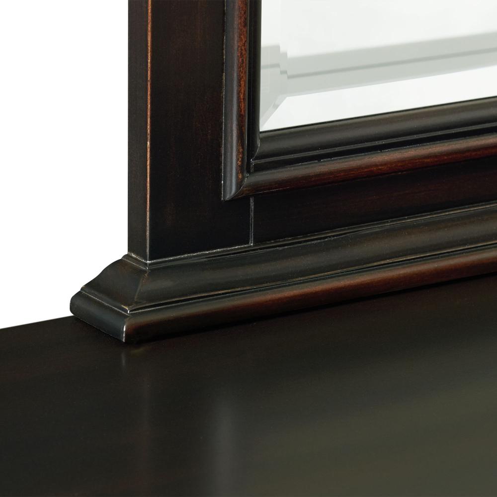 Brooks 9-Drawer Dresser with Mirror in Black. Picture 8