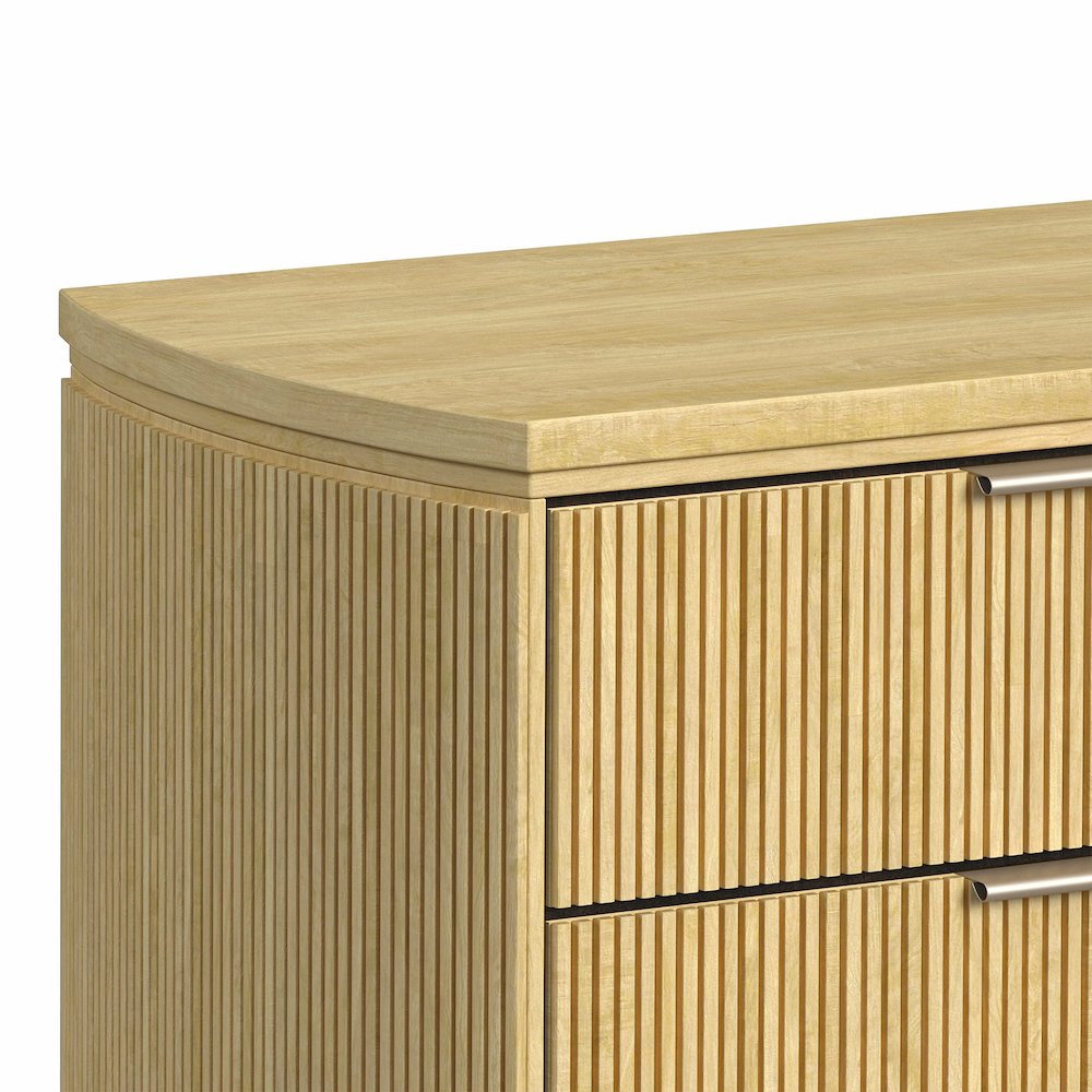 Sutton 5-Drawer Chest in Natural. Picture 4