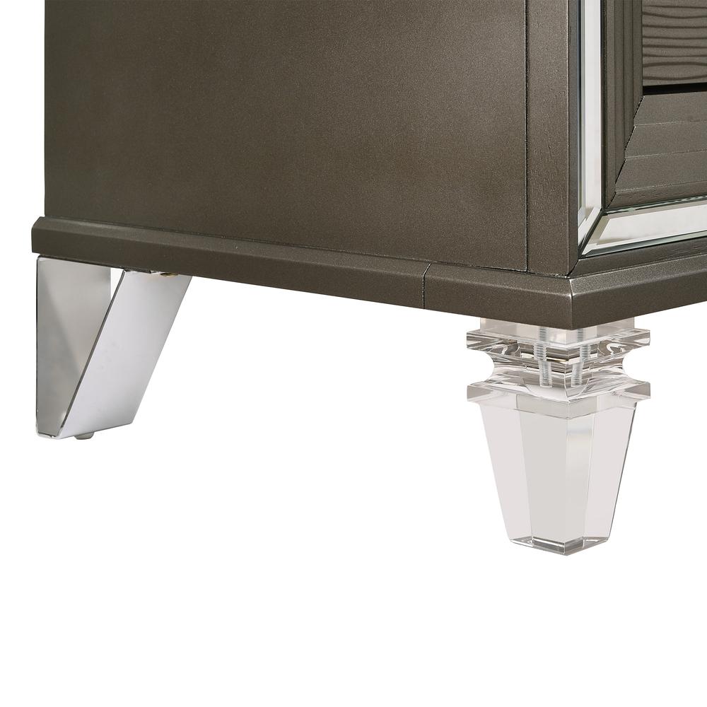 Charlotte 6-Drawer Dresser w/ Mood Lighting Mirror. Picture 2