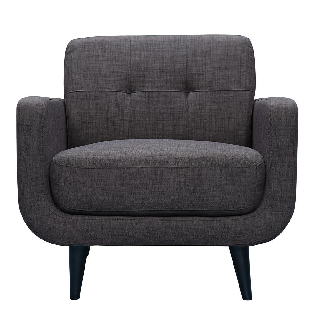 Hailey 3PC Sofa Set in Charcoal. Picture 38