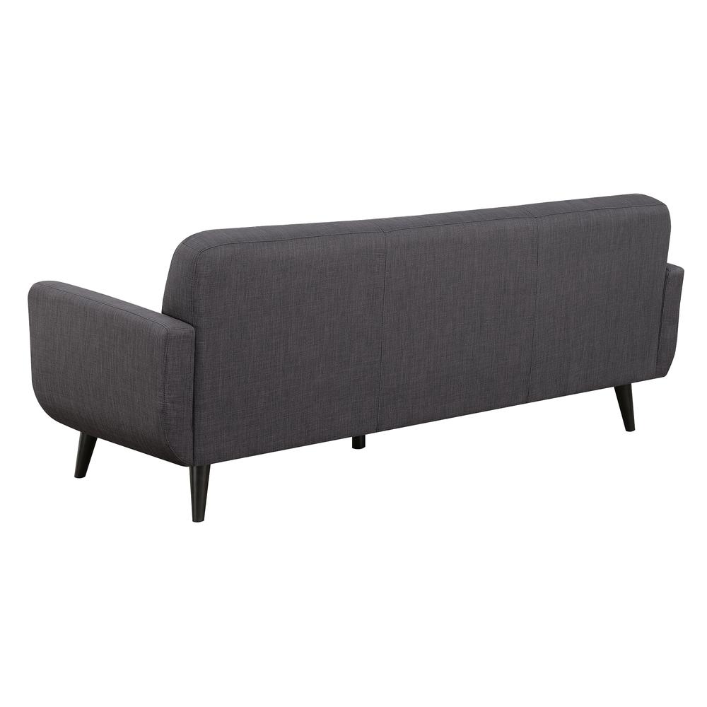 Hailey Sofa & Chair Set in Charcoal. Picture 25