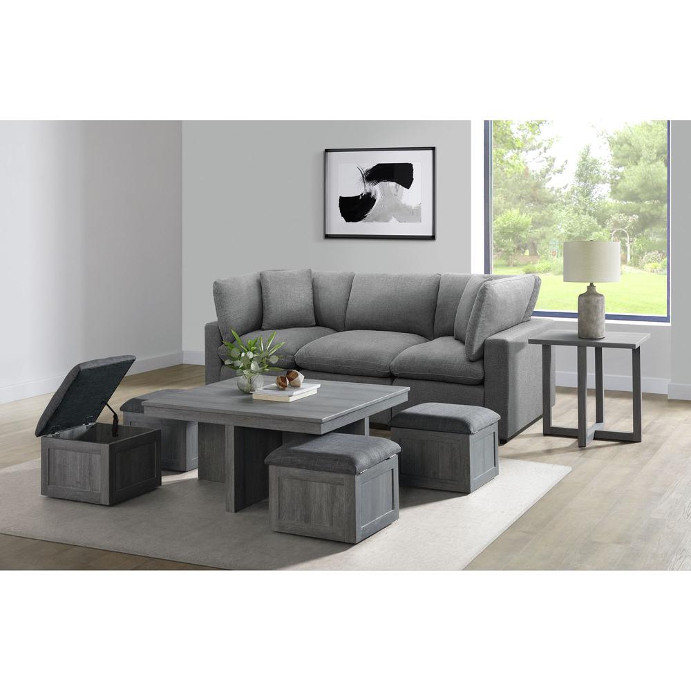 Dawson End Table in Grey. Picture 2