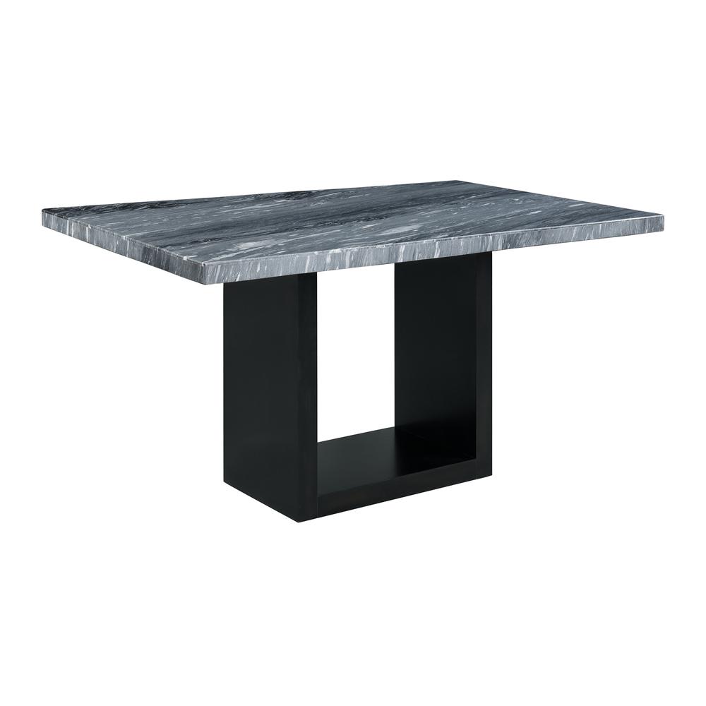 Picket House Furnishings Willow Marble Counter Height Table in Gray. Picture 2
