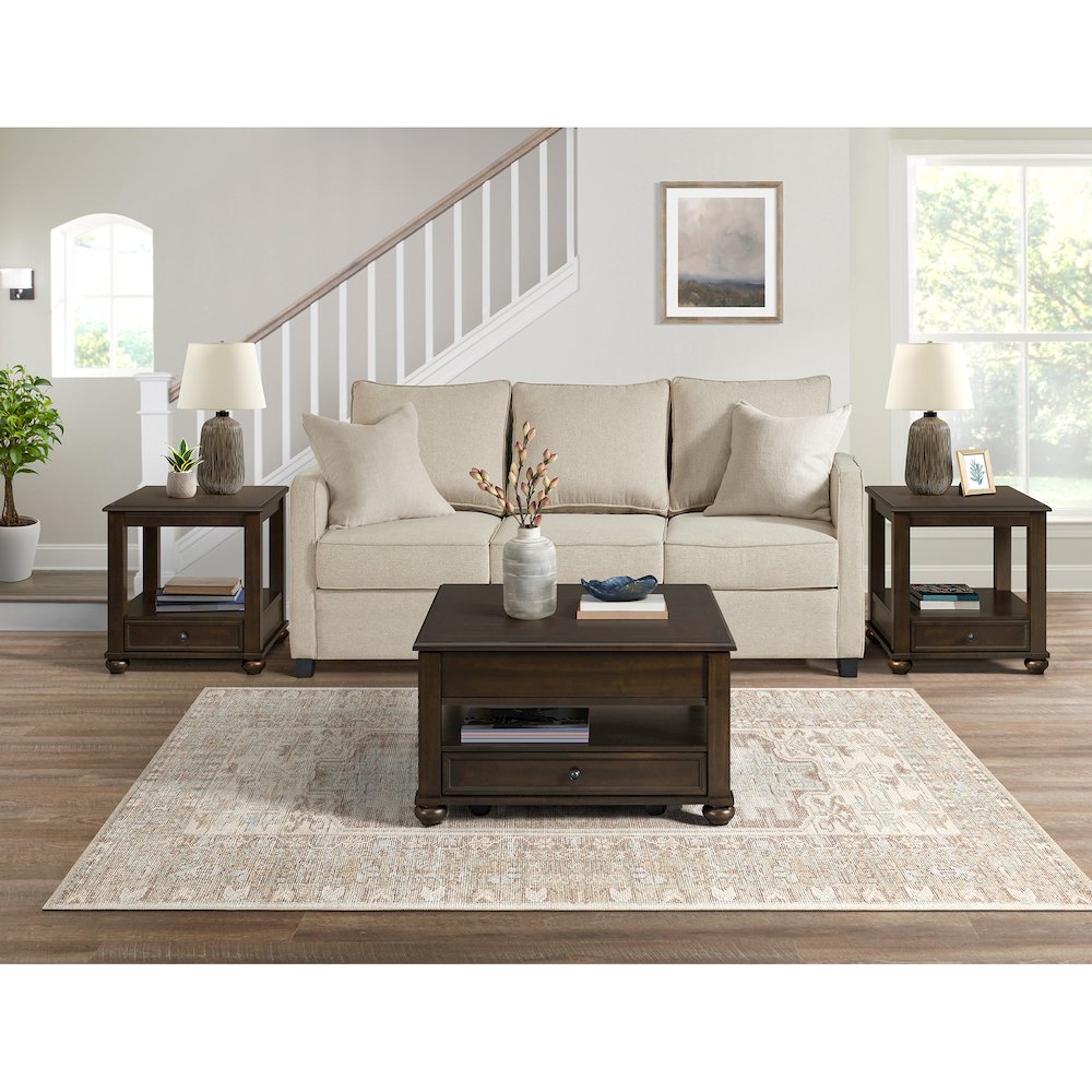Wagner End Table in Cherry. Picture 7