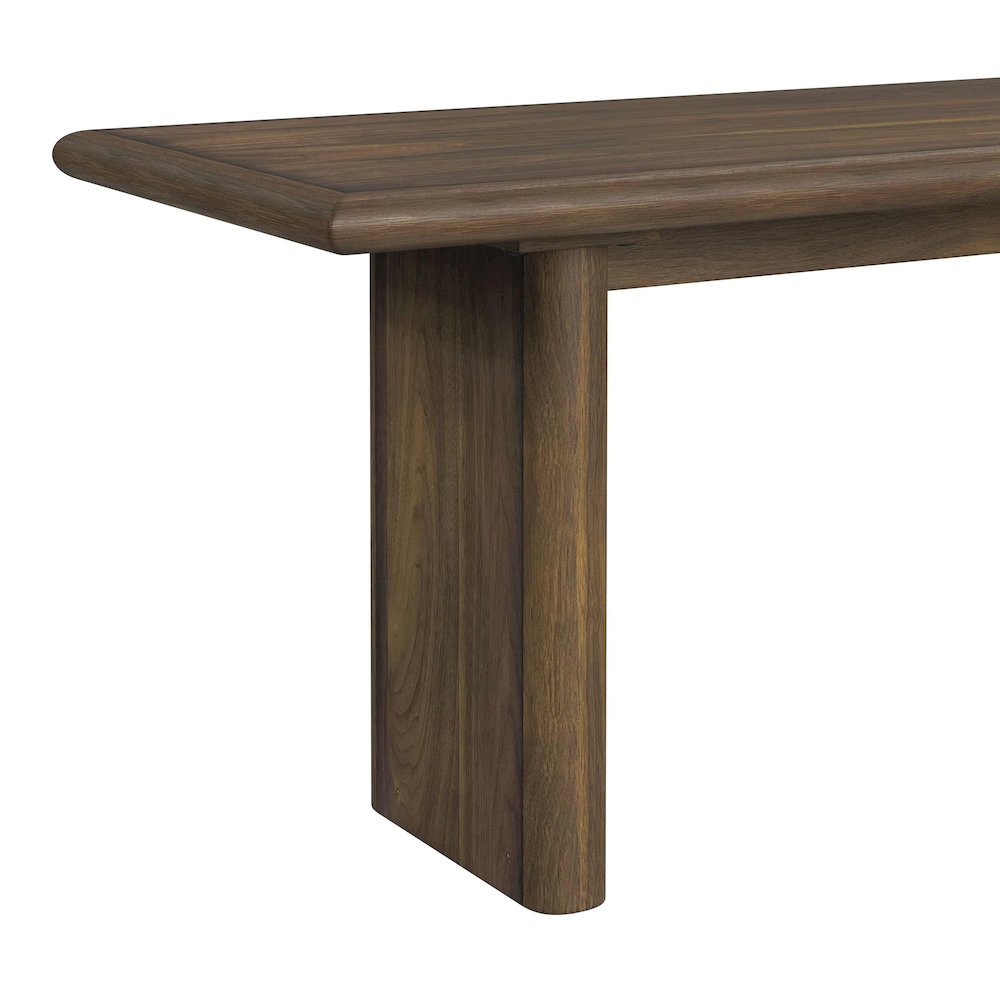 Perth Dining Bench in Brown. Picture 4