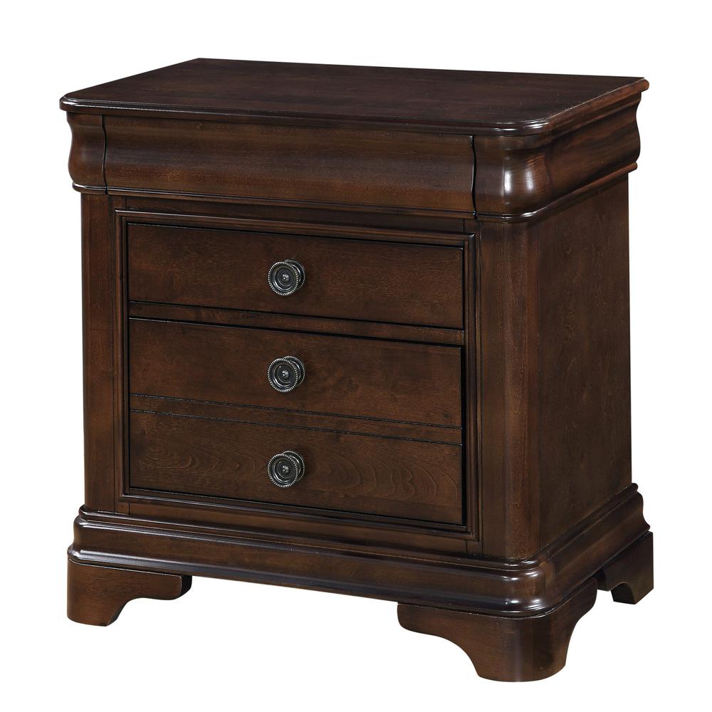 Conley Cherry King Sleigh 3PC Bedroom Set. Picture 7