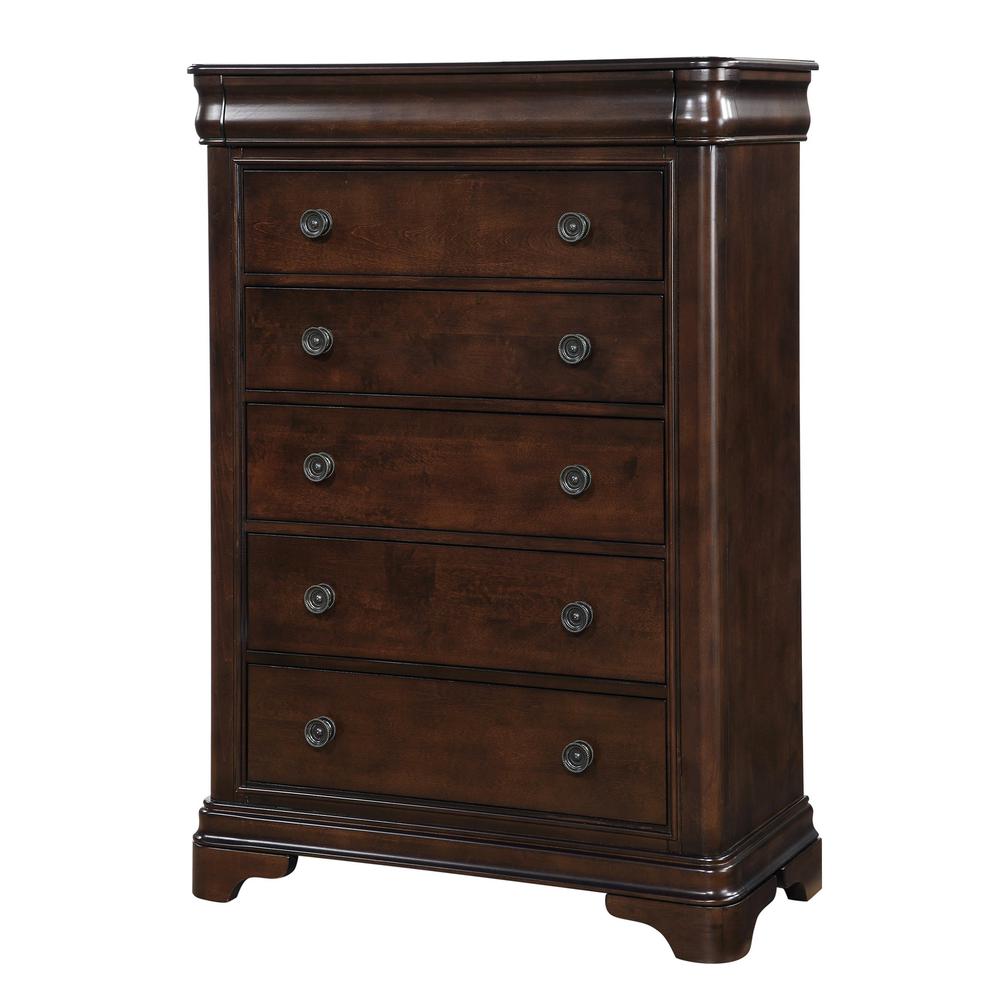 Conley Cherry Queen Panel 3PC Bedroom Set. Picture 4