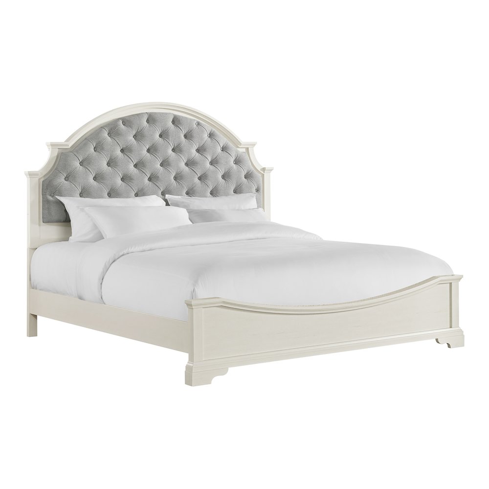 Ulysses Youth King UPH Bed in White. Picture 1