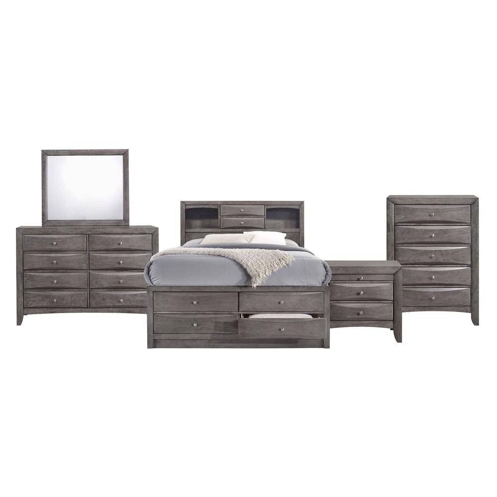 Madison Queen Storage 5PC Bedroom Set. Picture 15