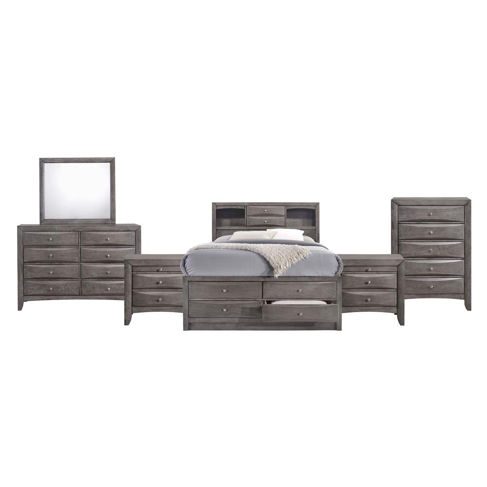 Madison Queen Storage 6PC Bedroom Set. Picture 15