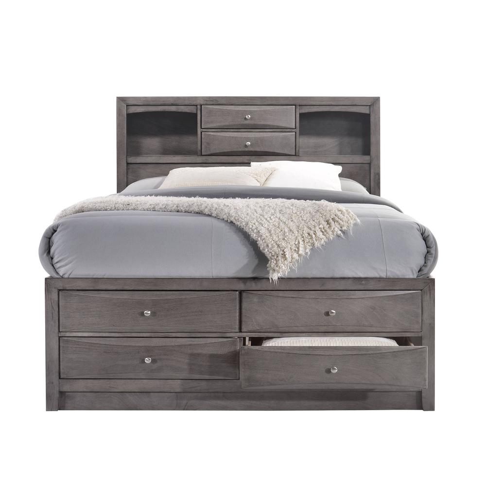 Madison Queen Storage 6PC Bedroom Set. Picture 1