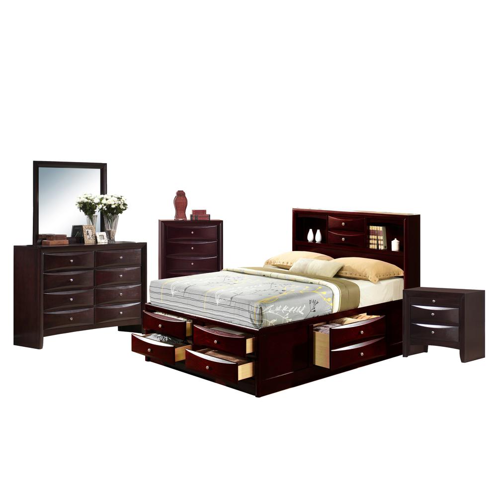 Madison King Storage 5PC Bedroom Set. Picture 23