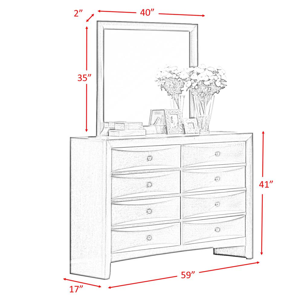 Madison King Storage 5PC Bedroom Set. Picture 33