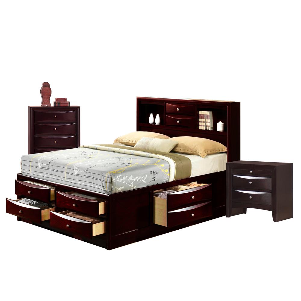 Madison Queen Storage 3PC Bedroom Set. Picture 19