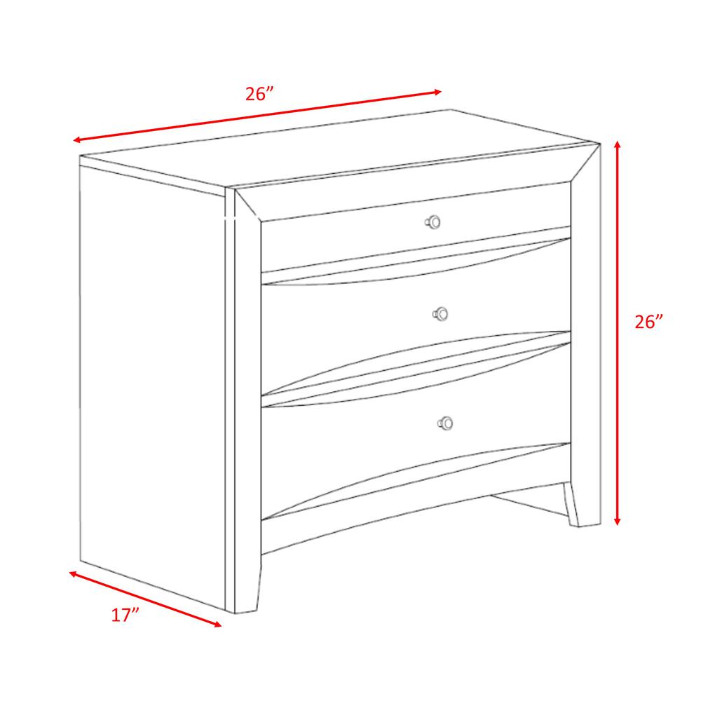 Madison Queen Storage 6PC Bedroom Set. Picture 25