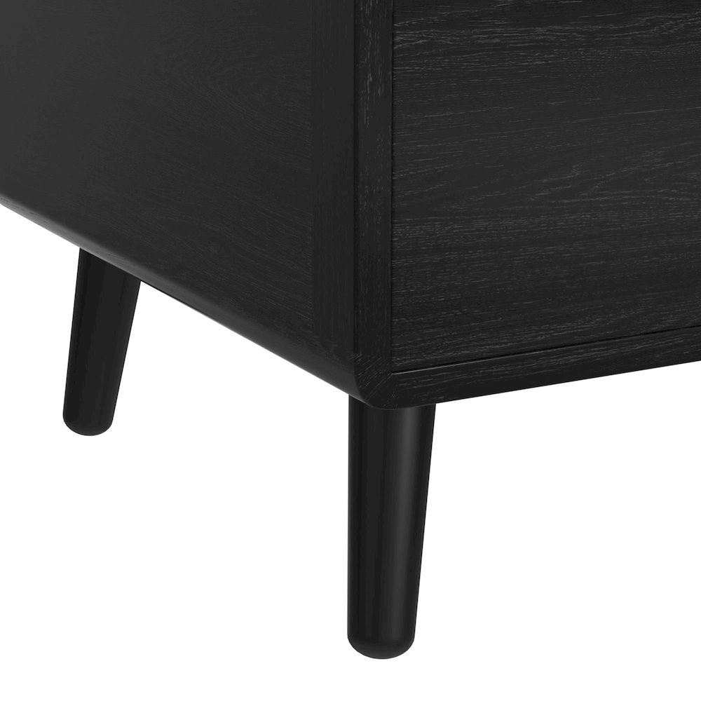 Halo Square Smart End table in Black. Picture 7