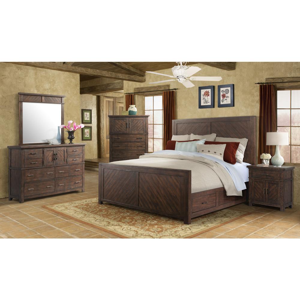 Dex King Platform Storage 6PC Bedroom Set. Picture 5