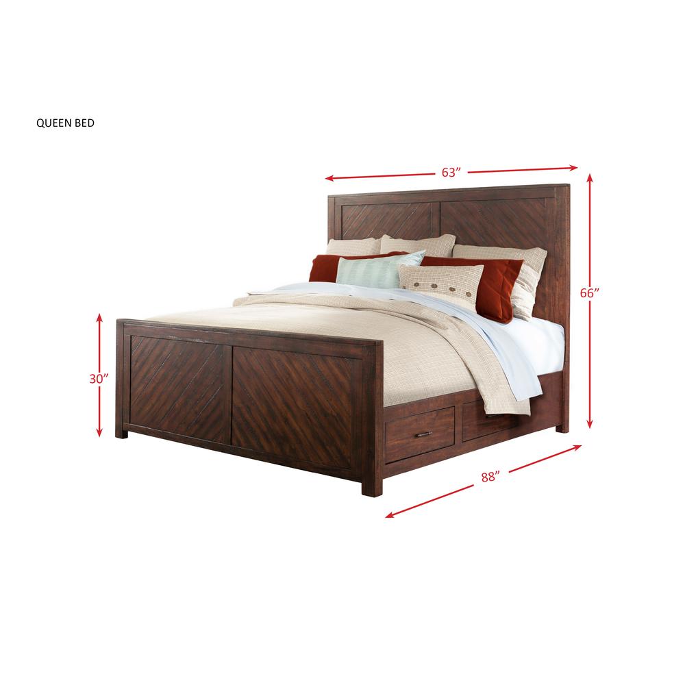 Dex Queen Platform Storage 6PC Bedroom Set. Picture 12