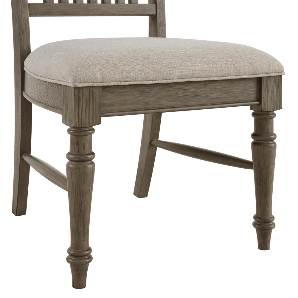 Royale 7PC Standard Height Dining Set in Grey. Picture 11