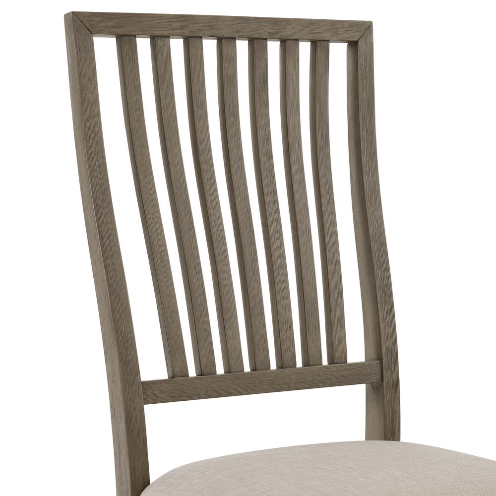 Royale 7PC Standard Height Dining Set in Grey. Picture 10