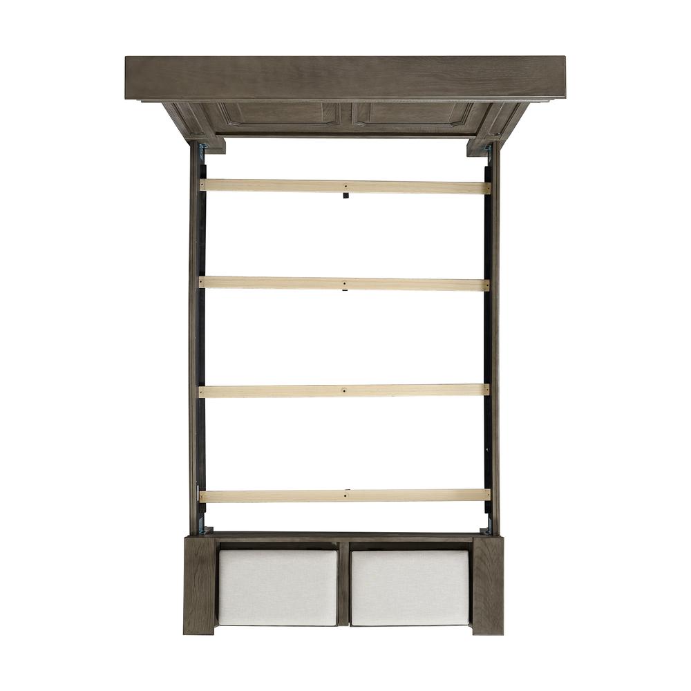 Paterson  Queen Storage Bed in Grey. Picture 9