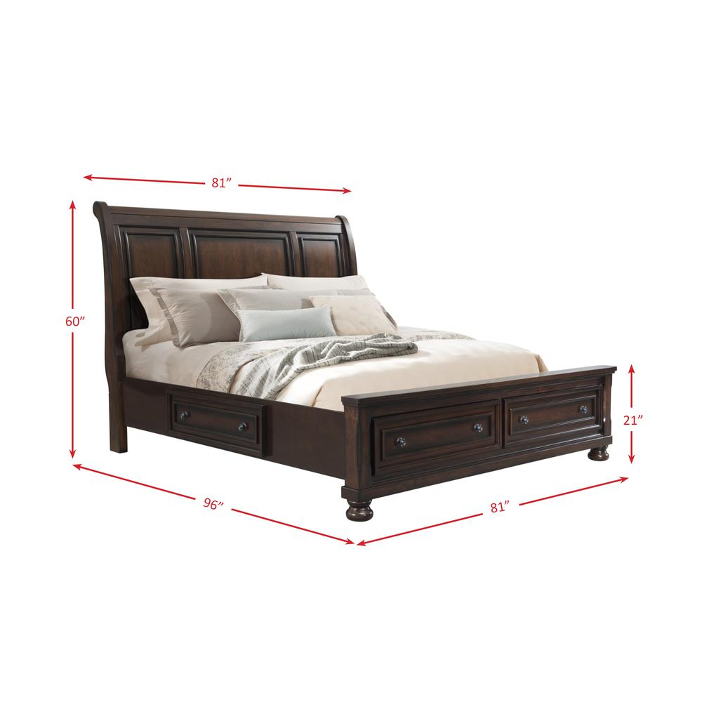 Kingsley King Storage 4PC Bedroom Set. Picture 5