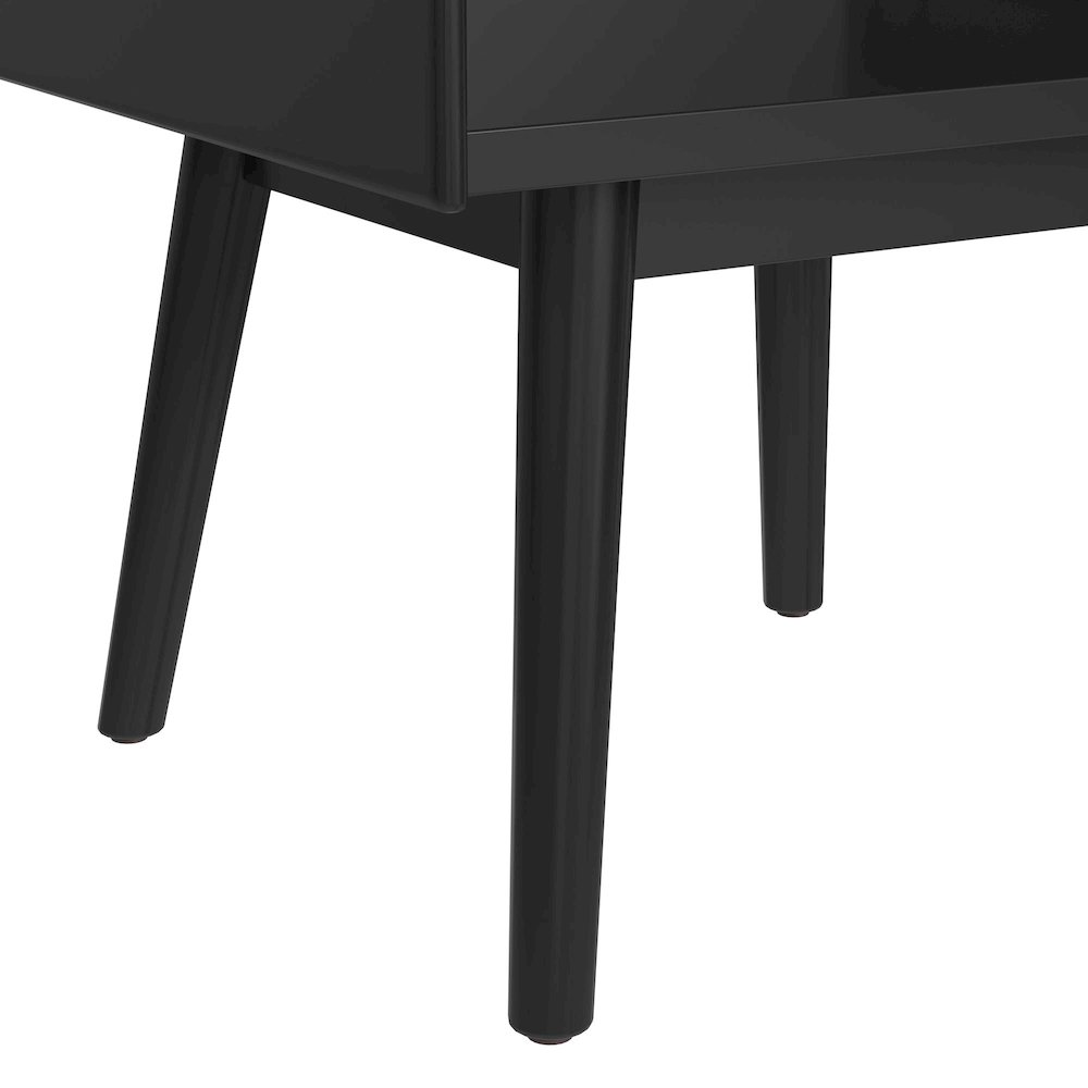 Indina 3PC Occasional Table in Black-Coffee Table & Two End Tables. Picture 9