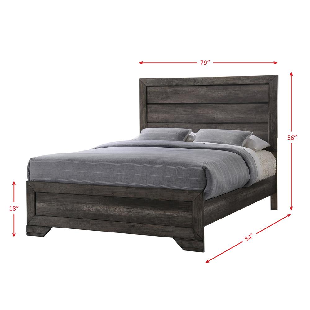 Grayson King Panel 4PC Bedroom Set. Picture 11