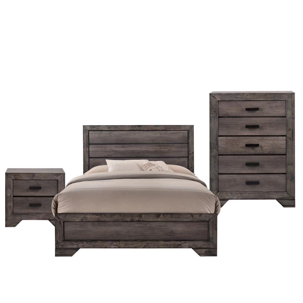 Grayson Queen Panel 3PC Bedroom Set. Picture 11