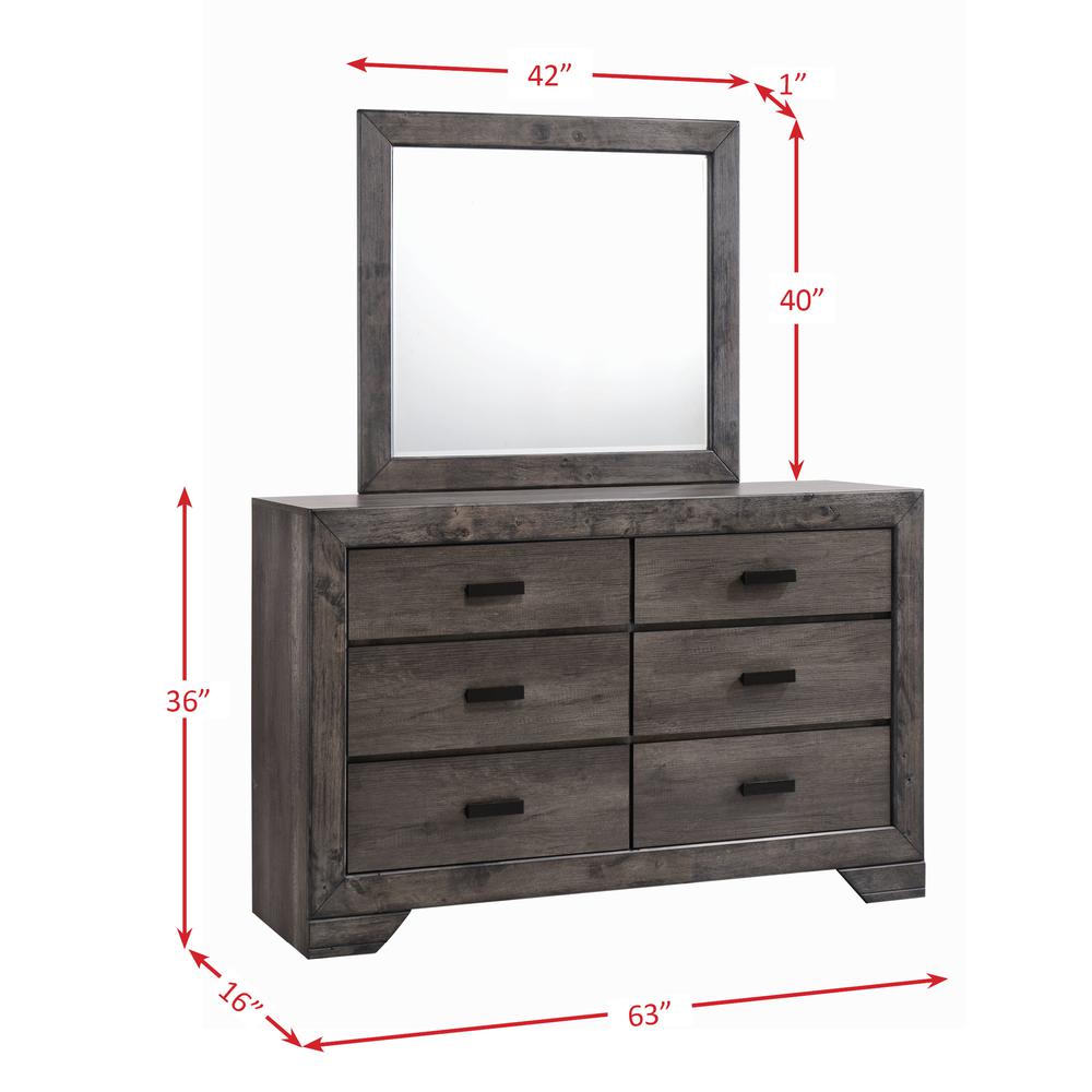 Grayson Queen Panel 5PC Bedroom Set. Picture 2