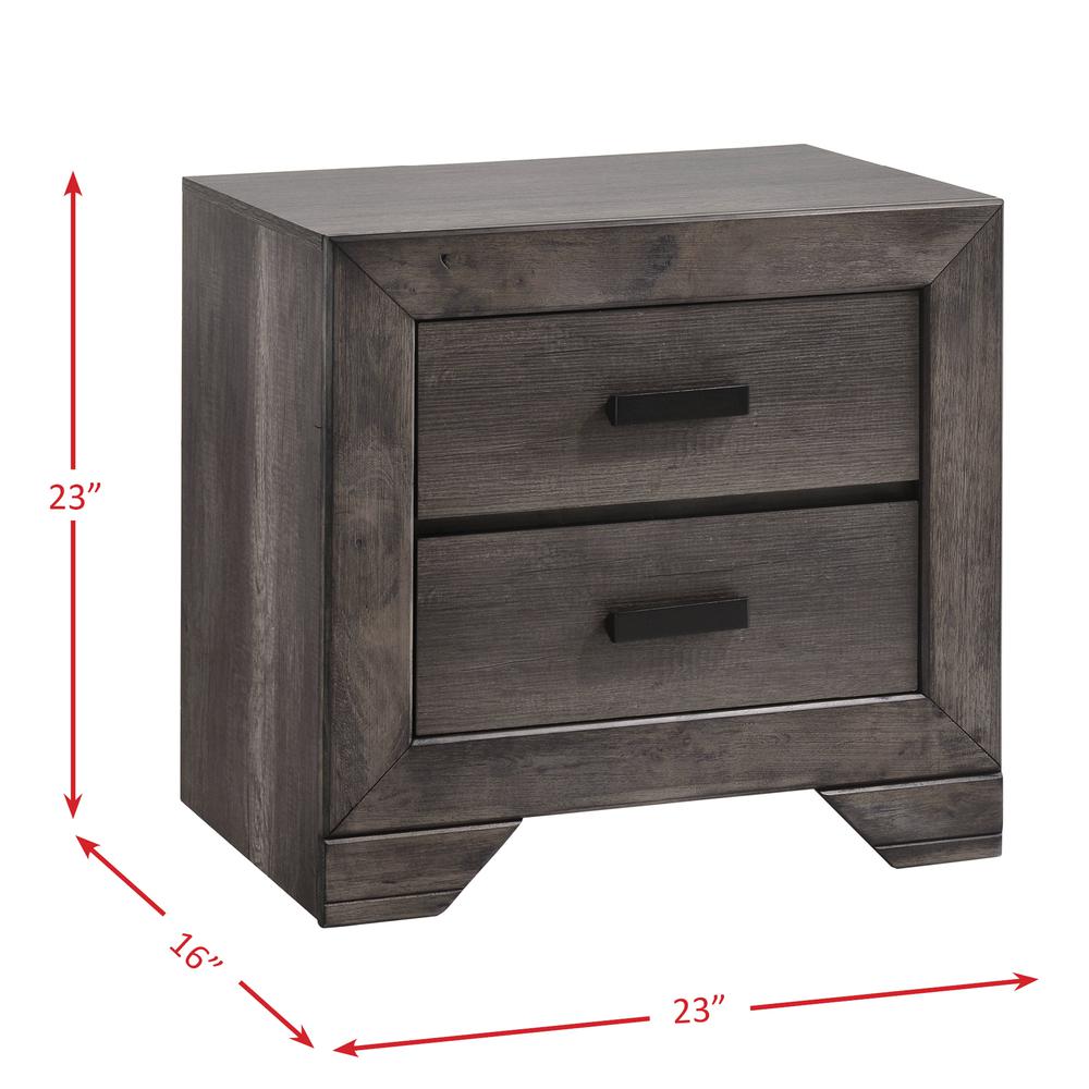 Grayson Queen Panel 5PC Bedroom Set. Picture 4