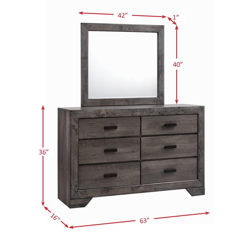 Grayson Queen Panel 6PC Bedroom Set. Picture 2