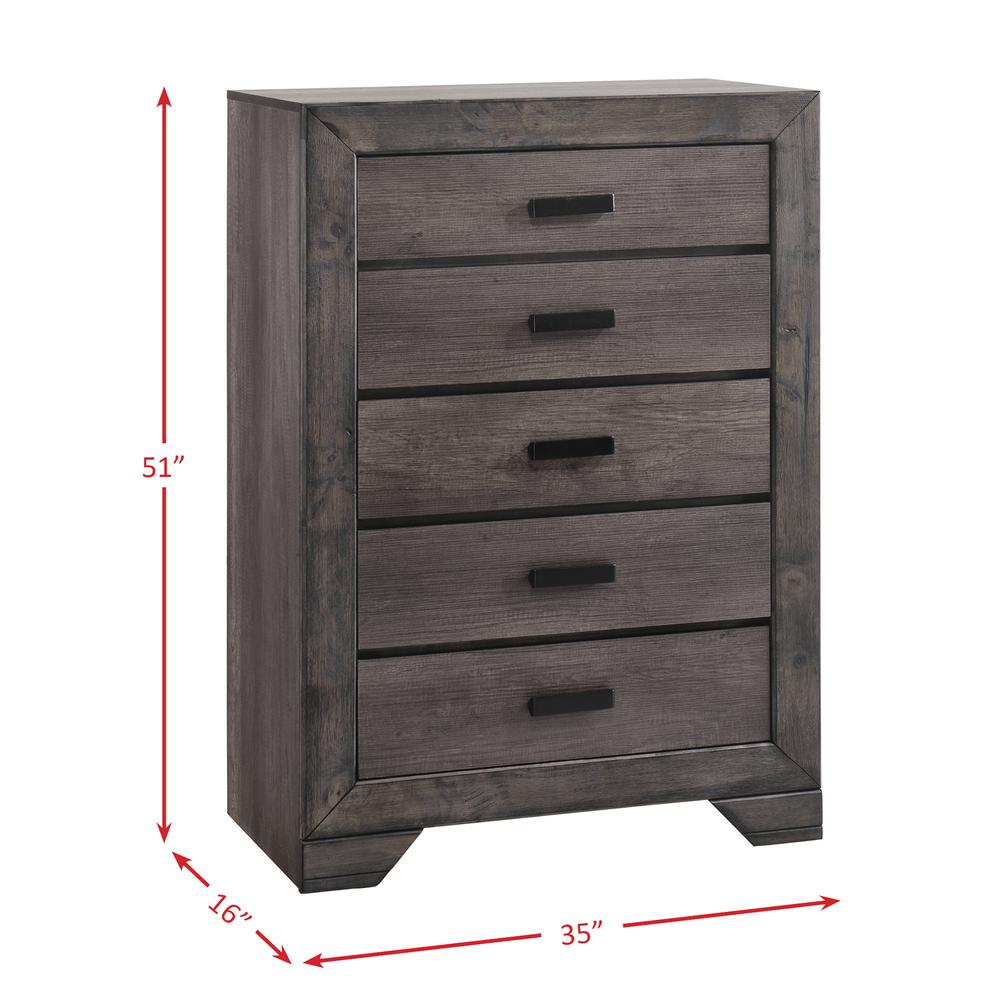 Grayson Queen Panel 6PC Bedroom Set. Picture 3