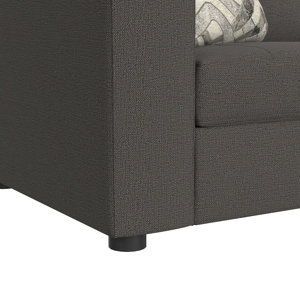 Options One 7PC Living Room Set in Palmer Plus Ash. Picture 9