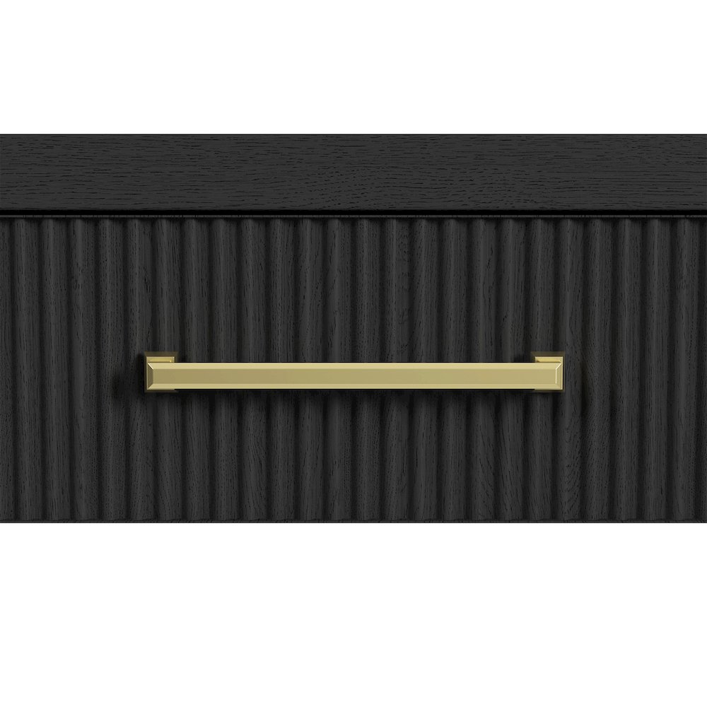 Woodridge End Table with USB in Black with Grain. Picture 6