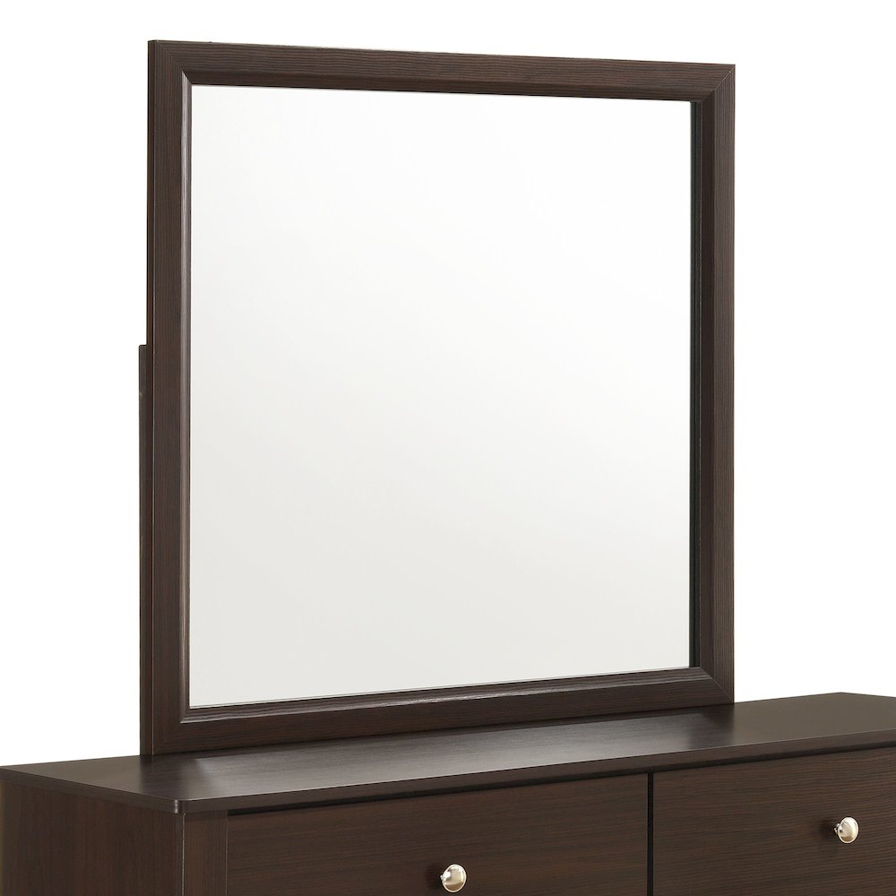 Santino Dresser and Mirror Set in Espresso. Picture 5