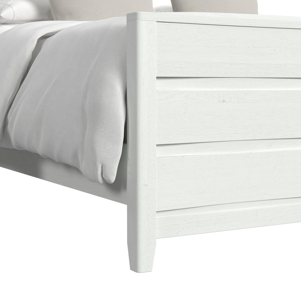 Chett Queen Bed with LED in White. Picture 6