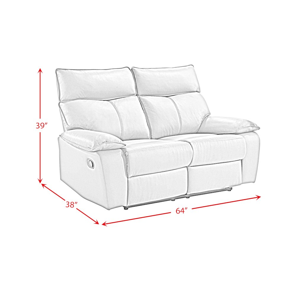 Murray Motion Loveseat in Aviarah Grey. Picture 7