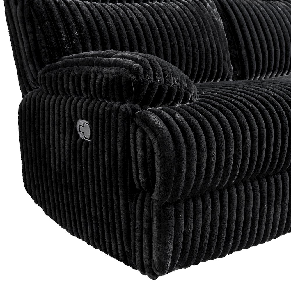Admiral Motion Sofa in Masis Black. Picture 6