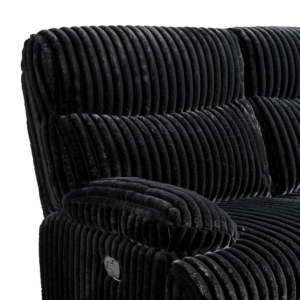 Admiral Motion Sofa in Masis Black. Picture 4