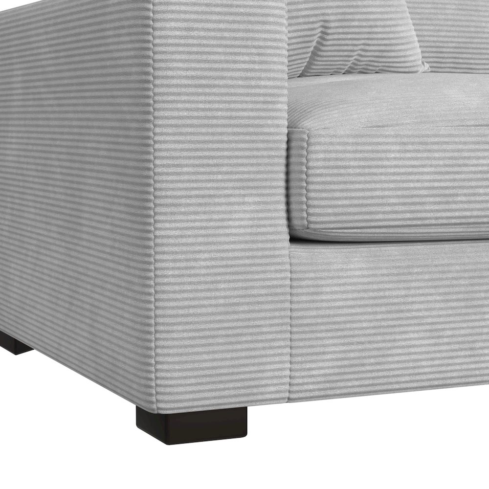 Mesa Modular 3PC Sectional Set with RHF Chaise in Steno Stone. Picture 5