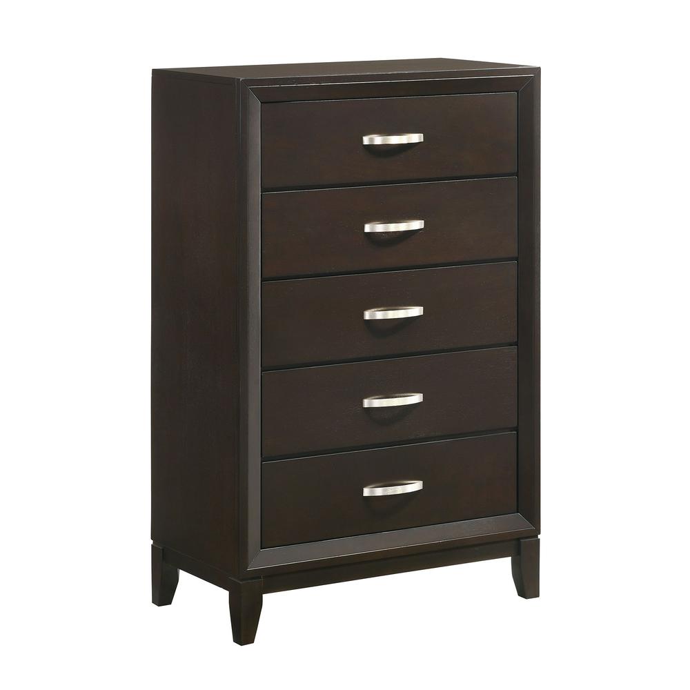 Warren King Panel 3PC Bedroom Set in Merlot. Picture 3